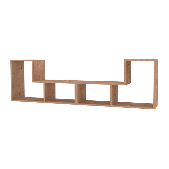 Mobile Modulare Hustersurd 2 Elementi a Forma di L - Effetto Rovere [en.casa]