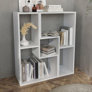 Mobile Modulare Hustersurd 2 Elementi a Forma di L - Bianco [en.casa]