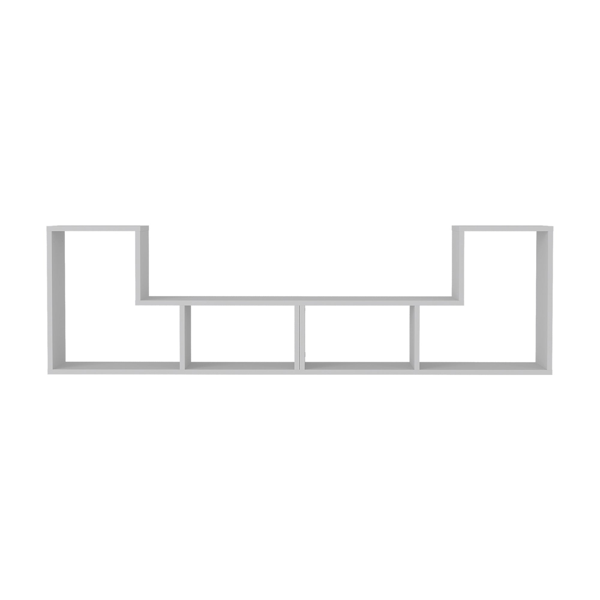 Mobile Modulare Hustersurd 2 Elementi a Forma di L - Bianco [en.casa]