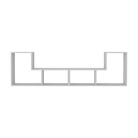 Mobile Modulare Hustersurd 2 Elementi a Forma di L - Bianco [en.casa]