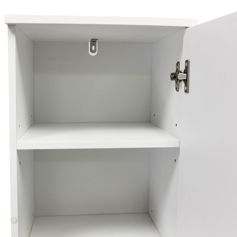 Mobile Bagno 28.5X28X173 Cm Legno-Acciaio