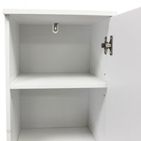 Mobile Bagno 28.5X28X173 Cm Legno-Acciaio