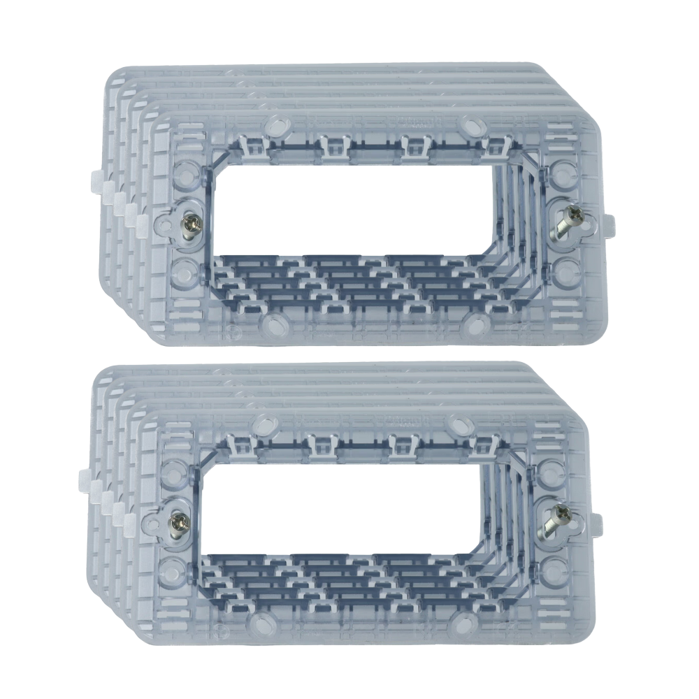 Kit supporto biesse per placche compatibile con bticino matix 4 posti *** numero pezzi 10, confezione 1