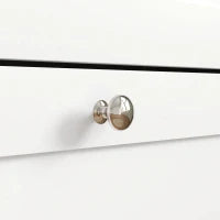 Mobile a scarpe 12 paia, mobile d'ingresso con 2 cassetti ribaltabili e ripiani regolabili, 60 x 24 x 80 cm, bianco