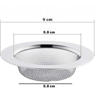 Filtri Lavello in Acciaio Inox 9 cm Set 2 Pezzi per Cucina e Doccia Scarico Lavandino 79532