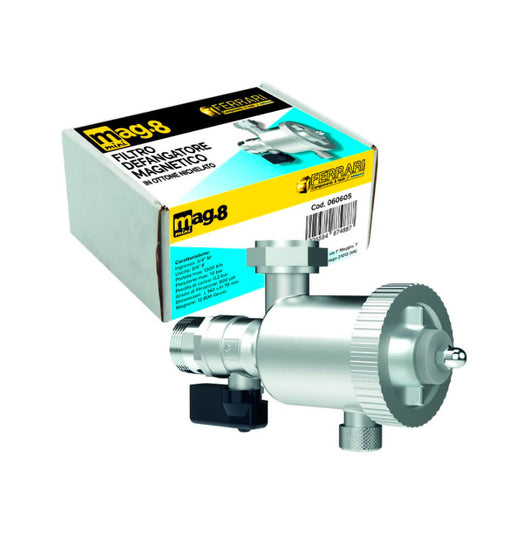 Filtro defangatore magnetico 3/4" MF ottone nichelato caldaia