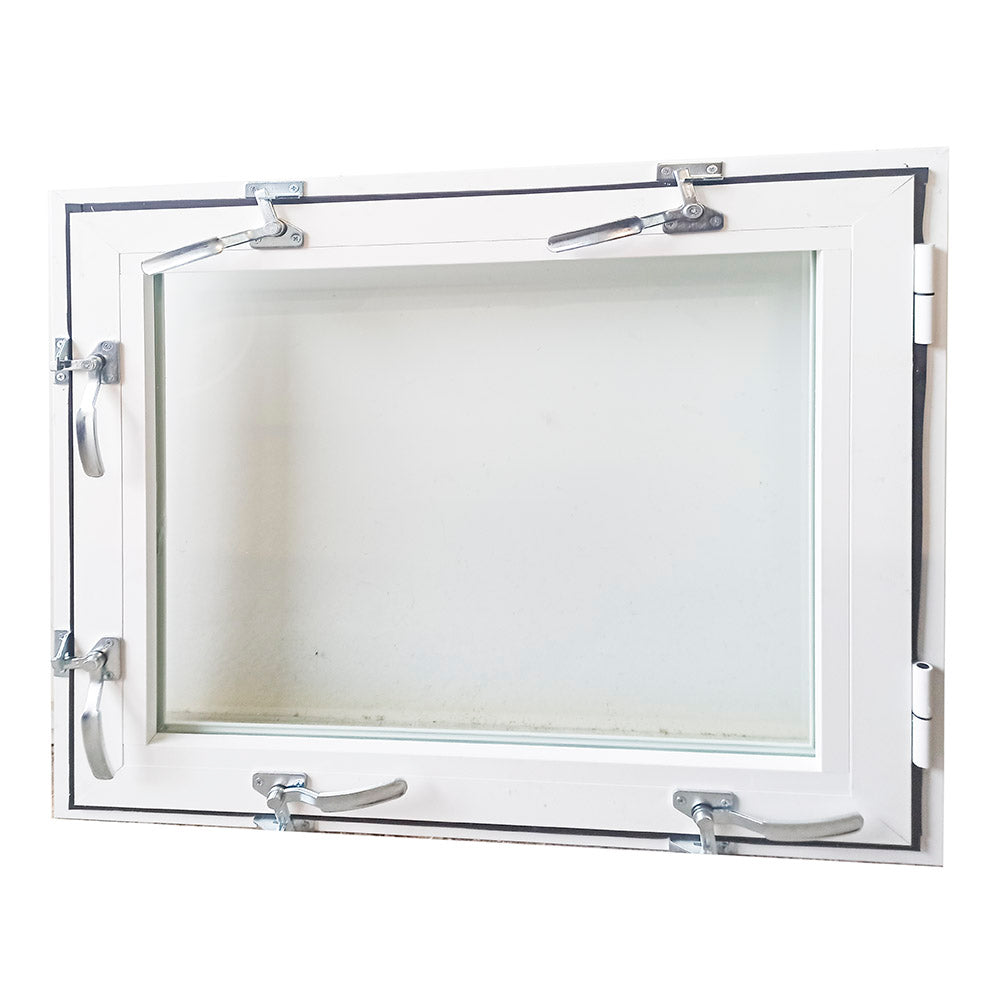 Finestra antiallagamento su misura anta unica altezza da 60 a 140 cm larghezza da 120 a 140 cm colore su richiesta