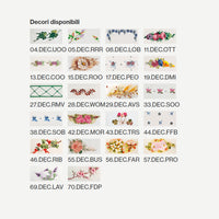 Applique Classica Trieste Bianco Decorato Filo Verde Prato 1 Luce R7S