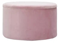 Puff Porta Scarpe Pink Cm Ø 71X41