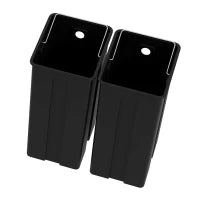 Bidone Immondizia a 2 Sezioni da 15L a Pedale con Coperchio Silenzioso, in Acciaio Inox e PP, 40x34.8x47.5 cm