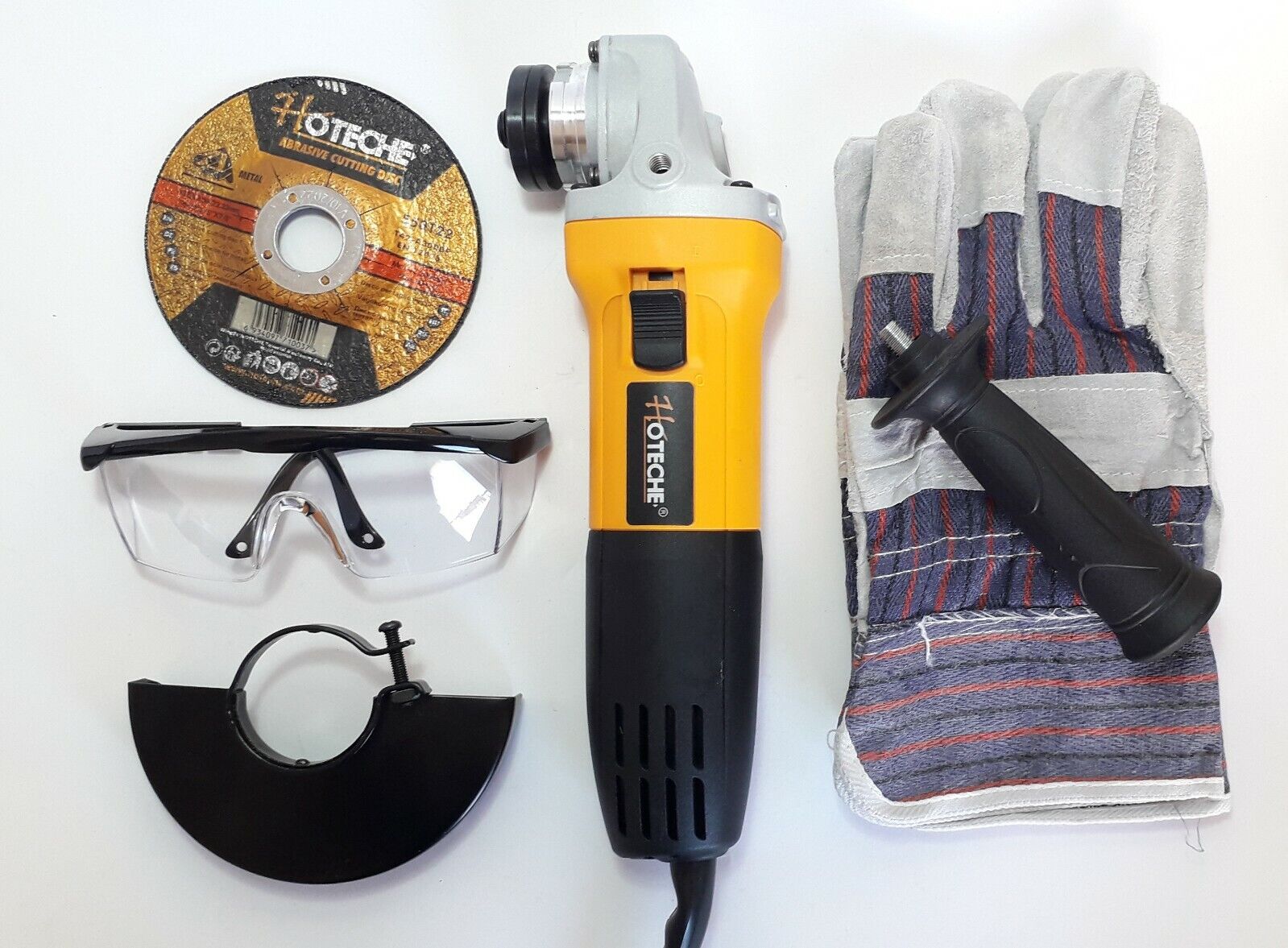 Flex smerigliatrice angolare 750W 115MM + disco, occhiali e guanti in omaggio