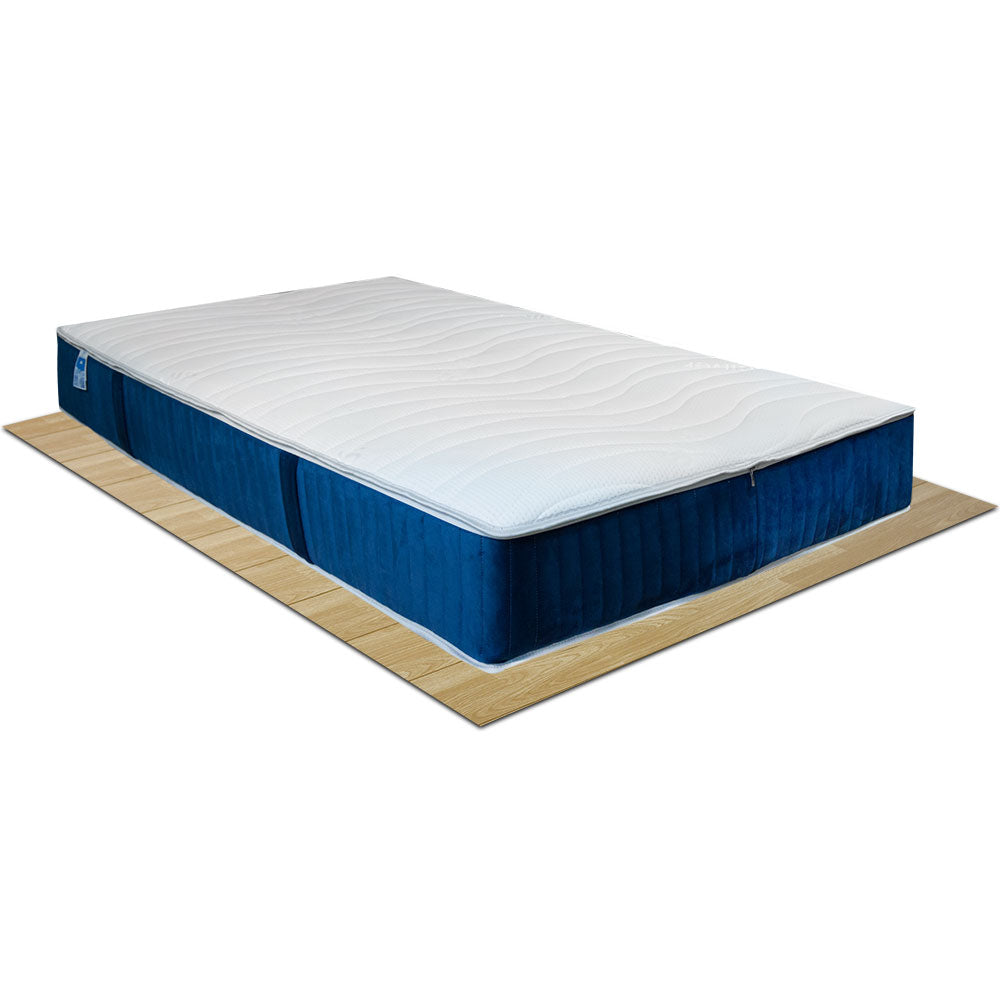 Materasso memory ginseng 3 strati multionda 7 zone fodera ioni argento H25 piazza e mezza 120x190 Florida - Comprarredo