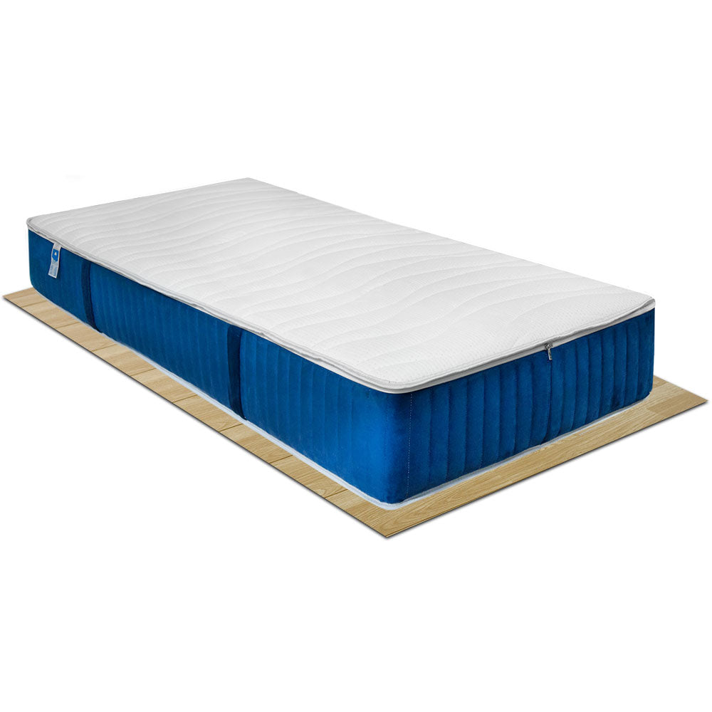 Materasso memory ginseng 3 strati multionda a 7 zone con fodera ioni d'argento H25 singolo 80x190 Florida - Comprarredo