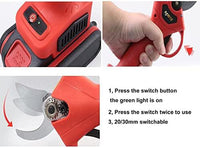 Forbice A Batteria da potatura +Valigia Doppia Batteria da 48V Apertura Max 42mm