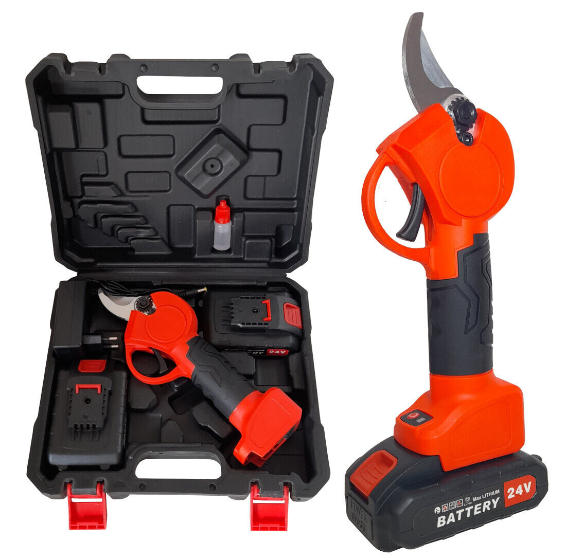 Forbice Cesoia da potatura a DOPPIA batteria da 24V taglio 20mm EA-93302