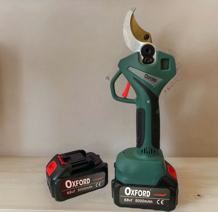 Forbice Da Potatura A Batteria Cesoia 68Vf 5000mAH Taglio 45 mm 2 Batterie LX225