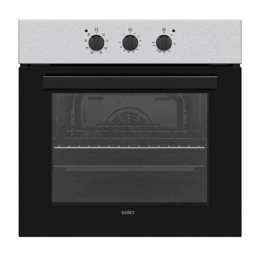 Forno elettrico multifunzione Samet Calliope da incasso 8 funzioni 3 manopole inox classe A