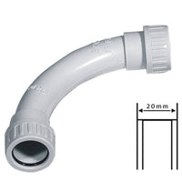 Curva 90° faeg tubo rigido ip65 per impianti elettrici vari diametri disponibili *** diametro 20 millimetri, confezi...