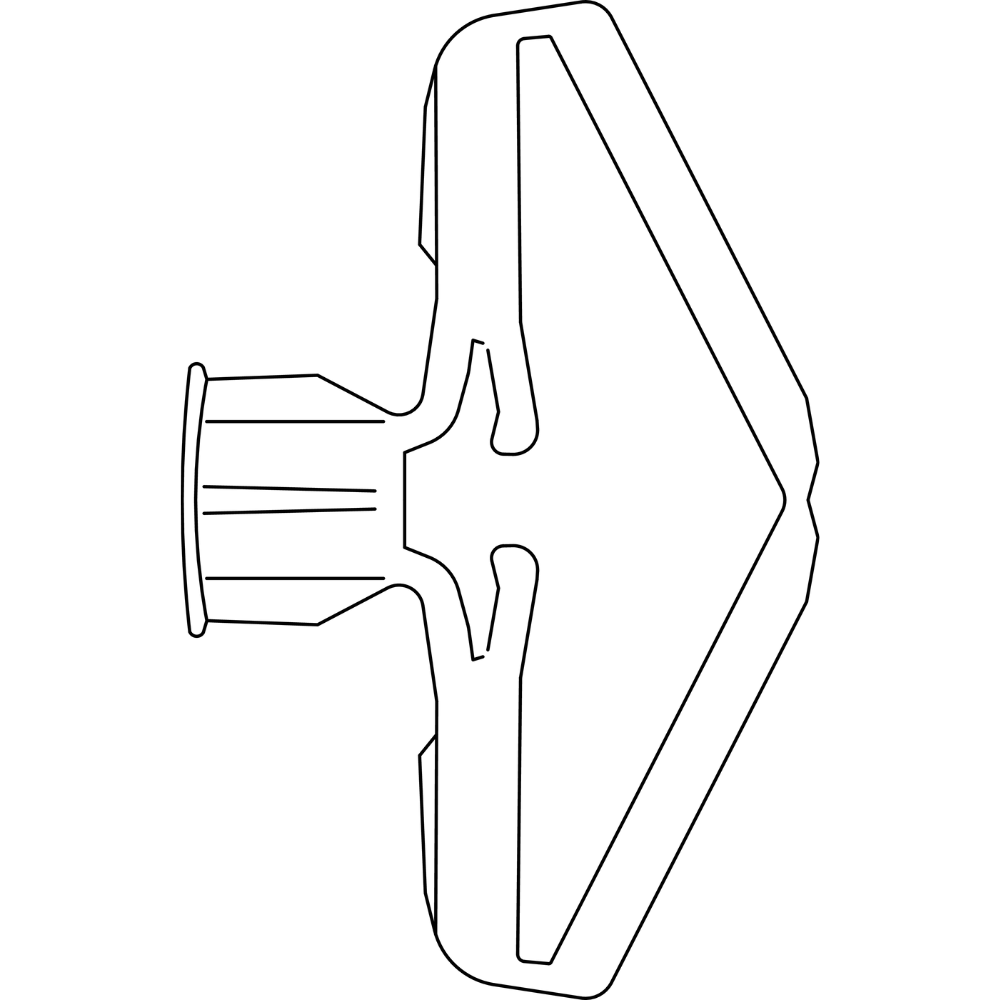 Tassello per cartongesso e isolante per pareti vuote pezzi 100