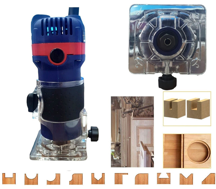 Fresatrice Verticale Elettrica 710W 6,35 MM Rifilatore fresa X Legno Trimmer RER-710