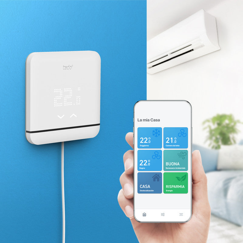 TADO¬∞ Controllo Climatizzazione Intelligente, Wifi, Gestione via app,  Compatibilit√† Google e Alexa