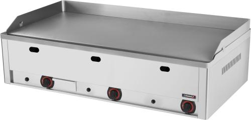 Fry top liscio a gas da banco cm 99x60x22 RS9914