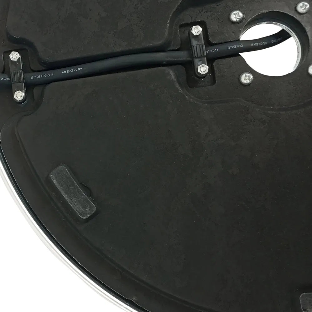 Tempo Style - Stufa Elettrica SATURNO | Fungo Riscaldante ad Infrarossi (3000W) dal Design Elegante | Ideale per Esterno/Interno (Alluminio)