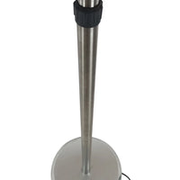 Tempo Style - Stufa Elettrica SATURNO | Fungo Riscaldante ad Infrarossi (3000W) dal Design Elegante | Ideale per Esterno/Interno (Alluminio)