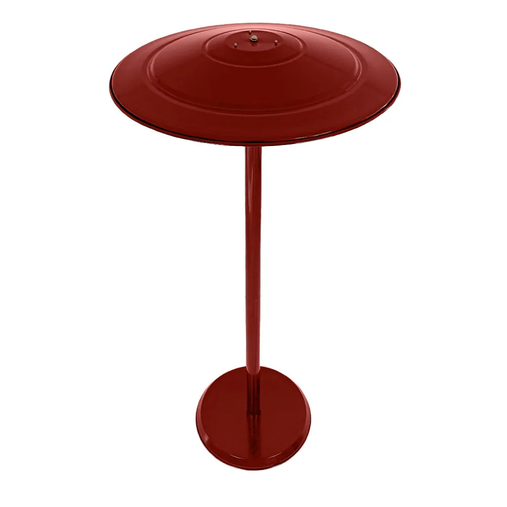 Tempo Style - Stufa Elettrica SATURNO | Fungo Riscaldante ad Infrarossi (3000W) dal Design Elegante | Ideale per Esterno/Interno (Bordeaux)