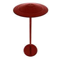 Tempo Style - Stufa Elettrica SATURNO | Fungo Riscaldante ad Infrarossi (3000W) dal Design Elegante | Ideale per Esterno/Interno (Bordeaux)