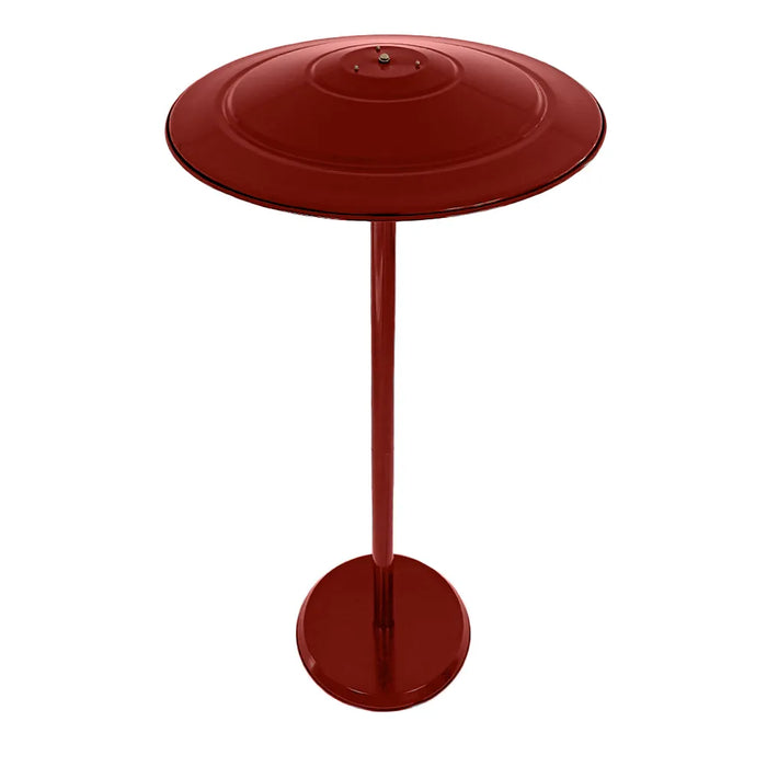 Tempo Style - Stufa Elettrica SATURNO | Fungo Riscaldante ad Infrarossi (3000W) dal Design Elegante | Ideale per Esterno/Interno (Bordeaux)