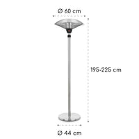 Fungo Riscaldante Infrarossi per Eventi Catering Ristorazione