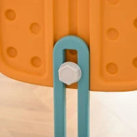 Scivolo per Bambini 4 anni max con Altalena, Canestro, Porta e Anelli, in HDPE e PP, 210x186x133 cm