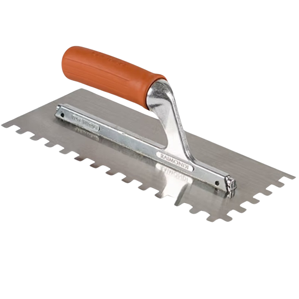 Frattone americano dentato 36x13cm impugnatura gomma dentatura 10x10cm raimondi