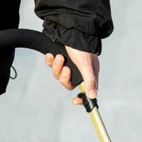 Passeggino per Cani Convertibile con 2 Guinzagli e Cuscino, in Acciaio e Poliestere, 82x49.5x98 cm, Azzurro e Nero