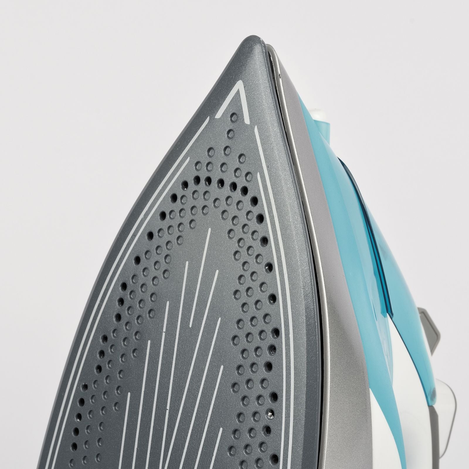 G3 ferrari g40021 ferro da stiro a vapore ermes, 2500 watt, piastra in ceramica, capacità 340cc, 150 g/min, funzione self-clean, anti-calcare e anti - sgocciolamento, 51 microfori, bianco/azzurro