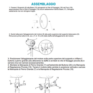 Zeprir pfv40br ventilatore da tavolo retrò 45w pala 40 cm colore bronzo