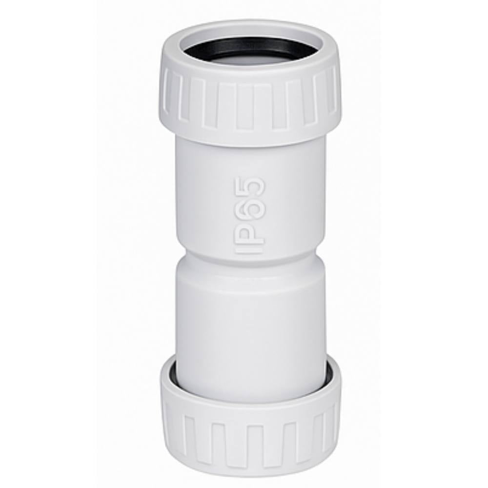 Faeg raccordo tubo rigido manicotto ip65 vari diametri tecnopolimero grigio *** diametro 40 millimetri, confezione 1