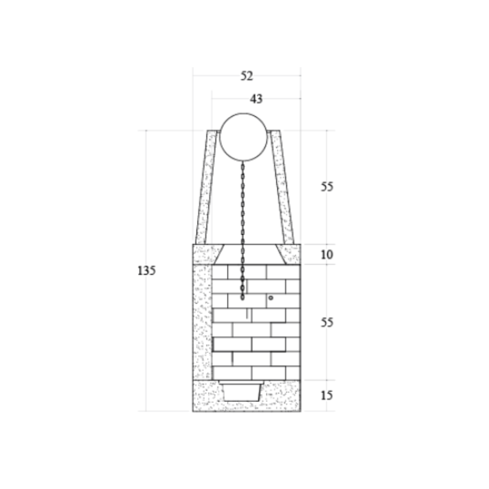 Camino legna prefabbricato refrattario con focolare aperto qr70ref riscaldamento