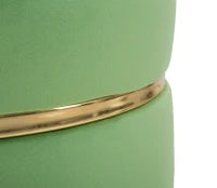 Sgabello Paris Verde Chiaro Ø Cm 35X40.5