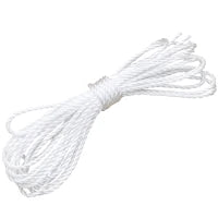 Tenda a vela Tendone parasole triangolare in poliestere (colore: bianco, dimensione: 6x6x6m)