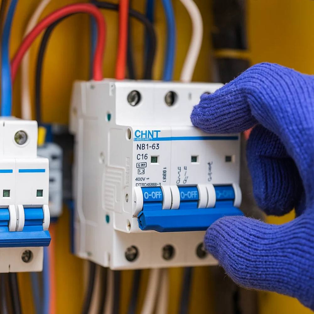 Chint nb1-63 interruttore magnetotermico 2 poli modulabile per impianti civili *** ampere 16 ampere, confezione 1