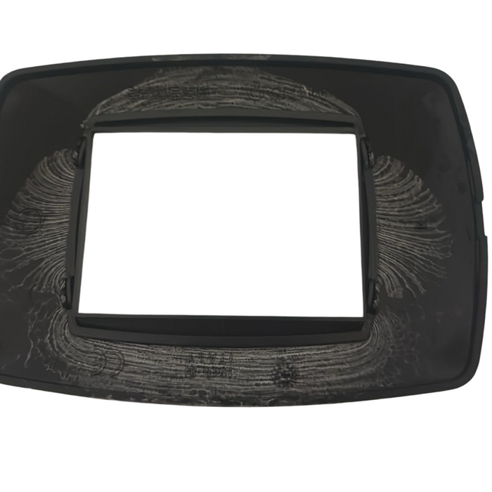 Master modo placca satinato grigio compatibili con supporti master modo *** numero posti 3 posti, confezione 1