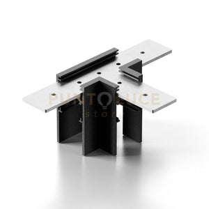 GAETA BI GT - GIUNTO A "T" NERO SOFFITTO/SOFFITTO PARETE/PARETE  PER ART. GAETA