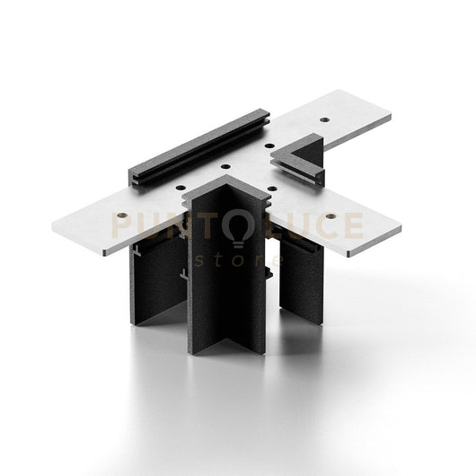 GAETA BI GT - GIUNTO A "T" NERO SOFFITTO/SOFFITTO PARETE/PARETE  PER ART. GAETA