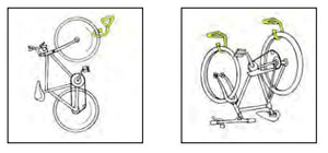 GANCI PER BICI STIVATUTTO 20X14X8 PORTANTE