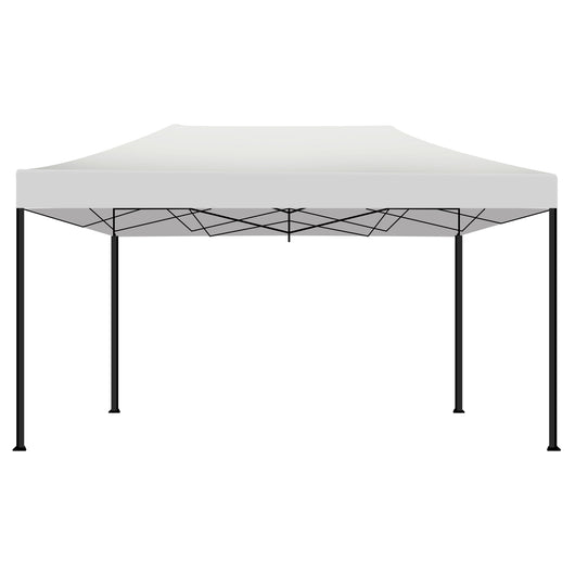 Kebon Tenda / Gazebo Per Giardino 3X4,5 Mt Impermeabile Tendone Pieghevole Per Fiere E Mercati  Colore Bianco