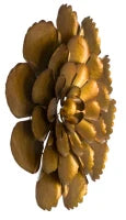 Pannello In Ferro Fiore Goldy -A- Cm Ø 64X5.5