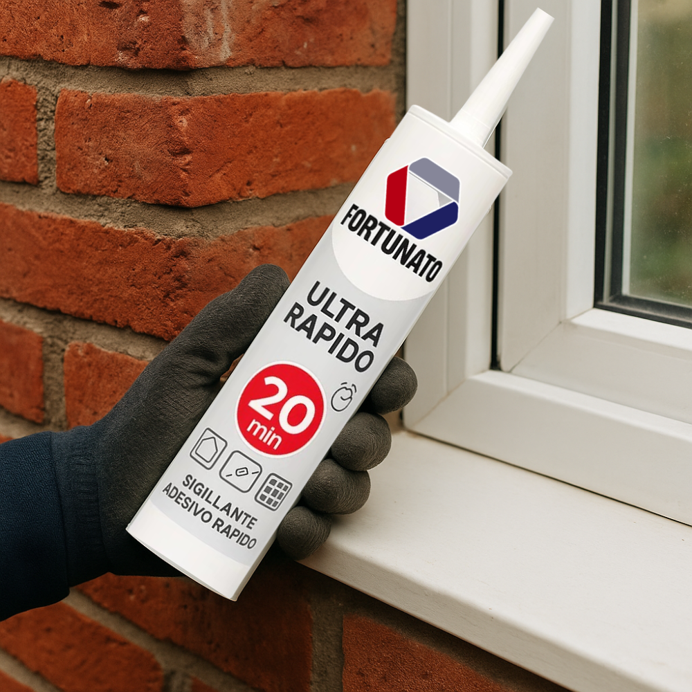 Fortunato silicone universale acetico trasparente impermeabile antimuffa 280 ml