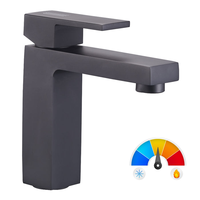 Ogomondo miscelatore rubinetto per lavabo purple colore nero black bagno casa *** confezione 1